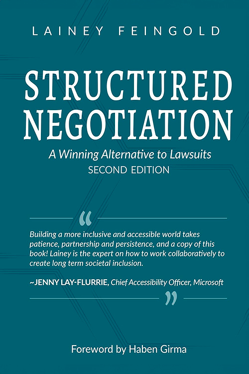 Capa do livro Structured Negotiation, A Winning Alternative to Lawsuits
