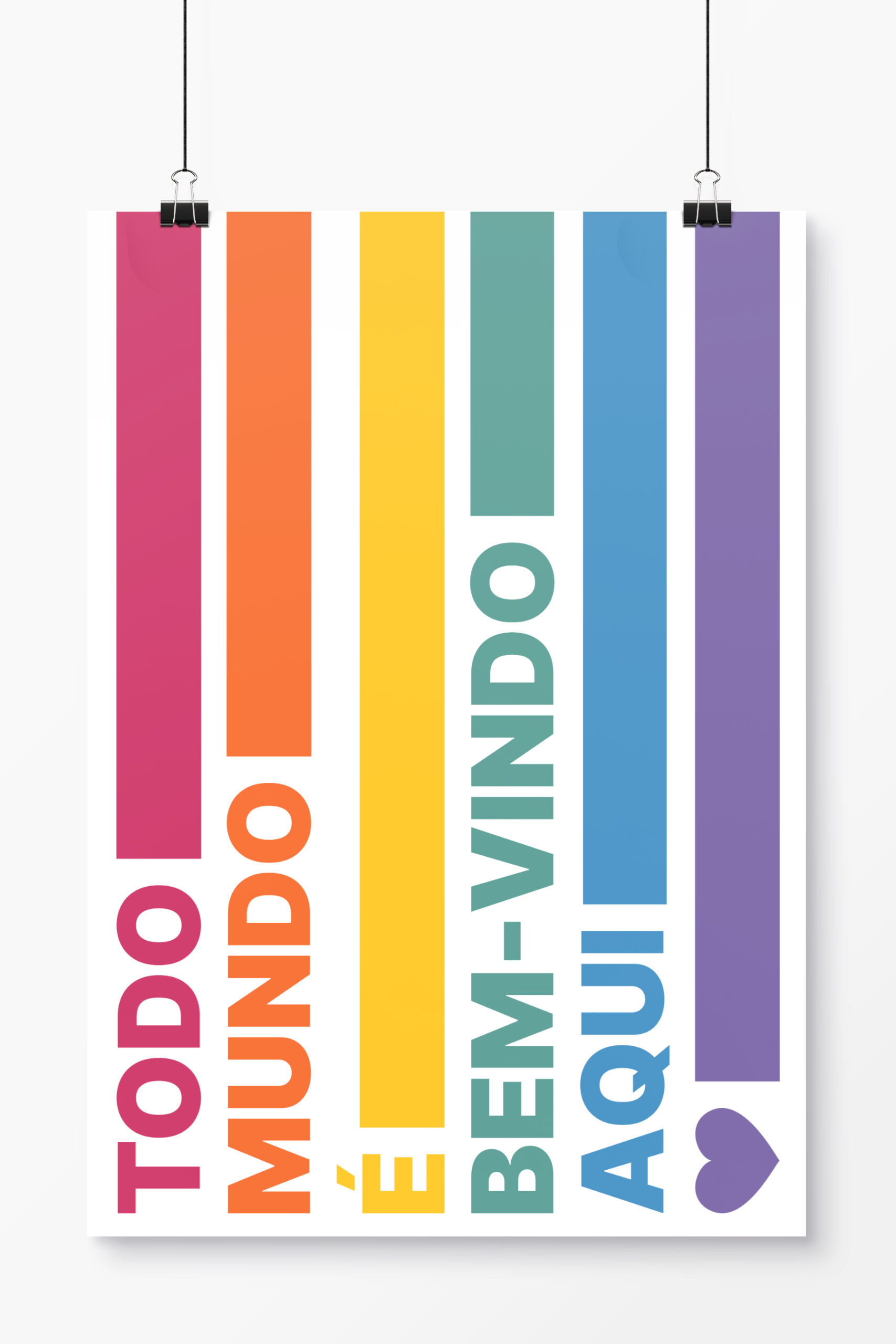 Todo mundo é bem-vindo aqui